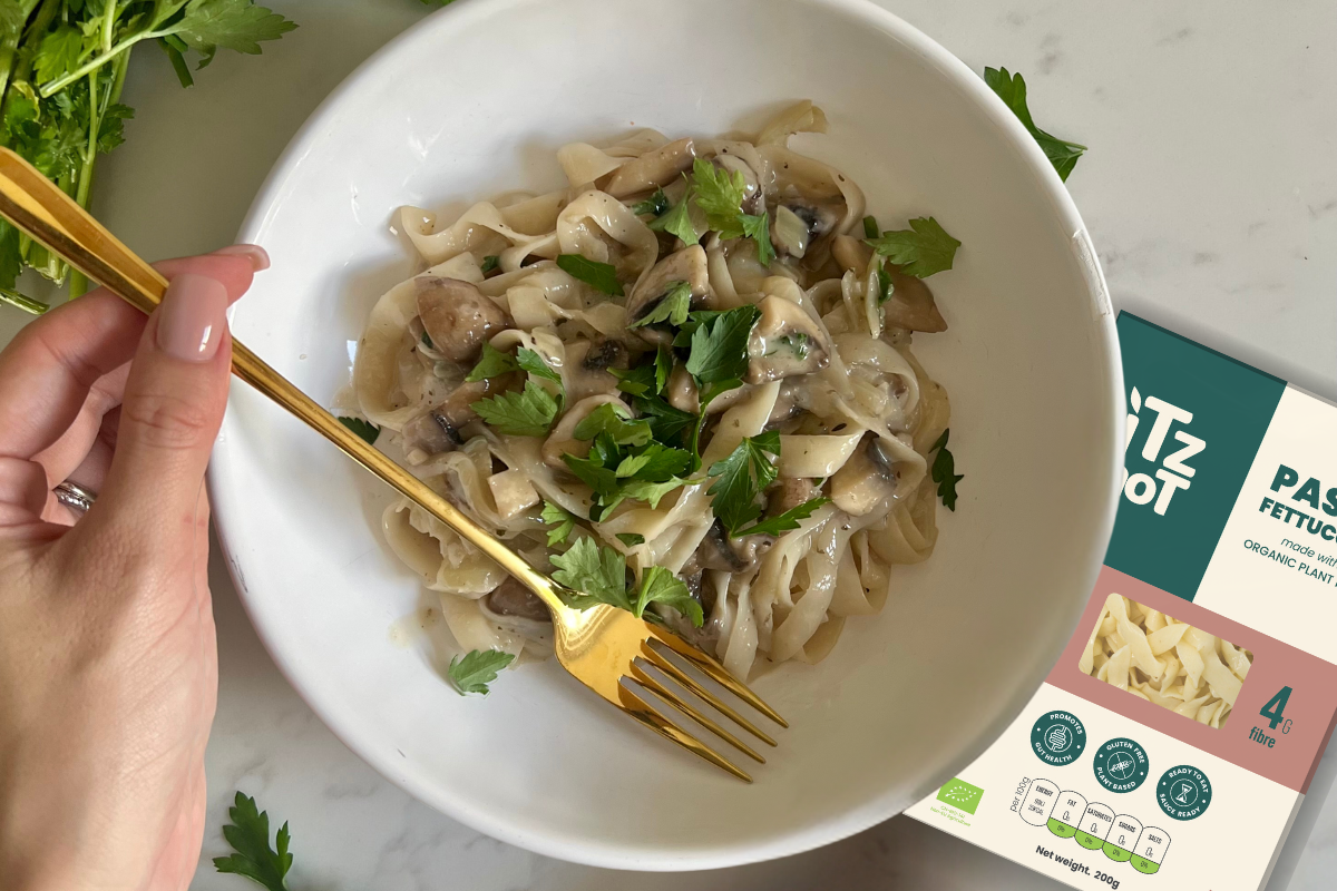 Vegan Creamy Mushroom Pasta: A Hearty and Keto-Friendly Meal