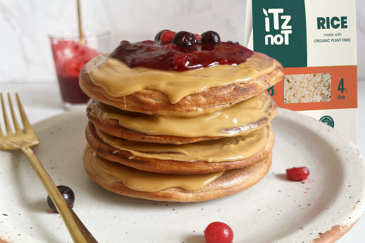 Peanut Butter Jam Pancake Stack: A Novel and Nutritious Culinary Creation