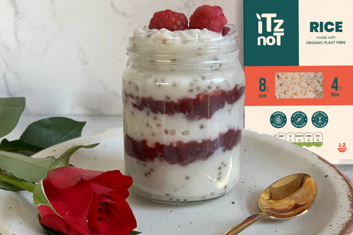 Crossover between Comfort and Nutrition: Creamy Plant-Based Rice Pudding