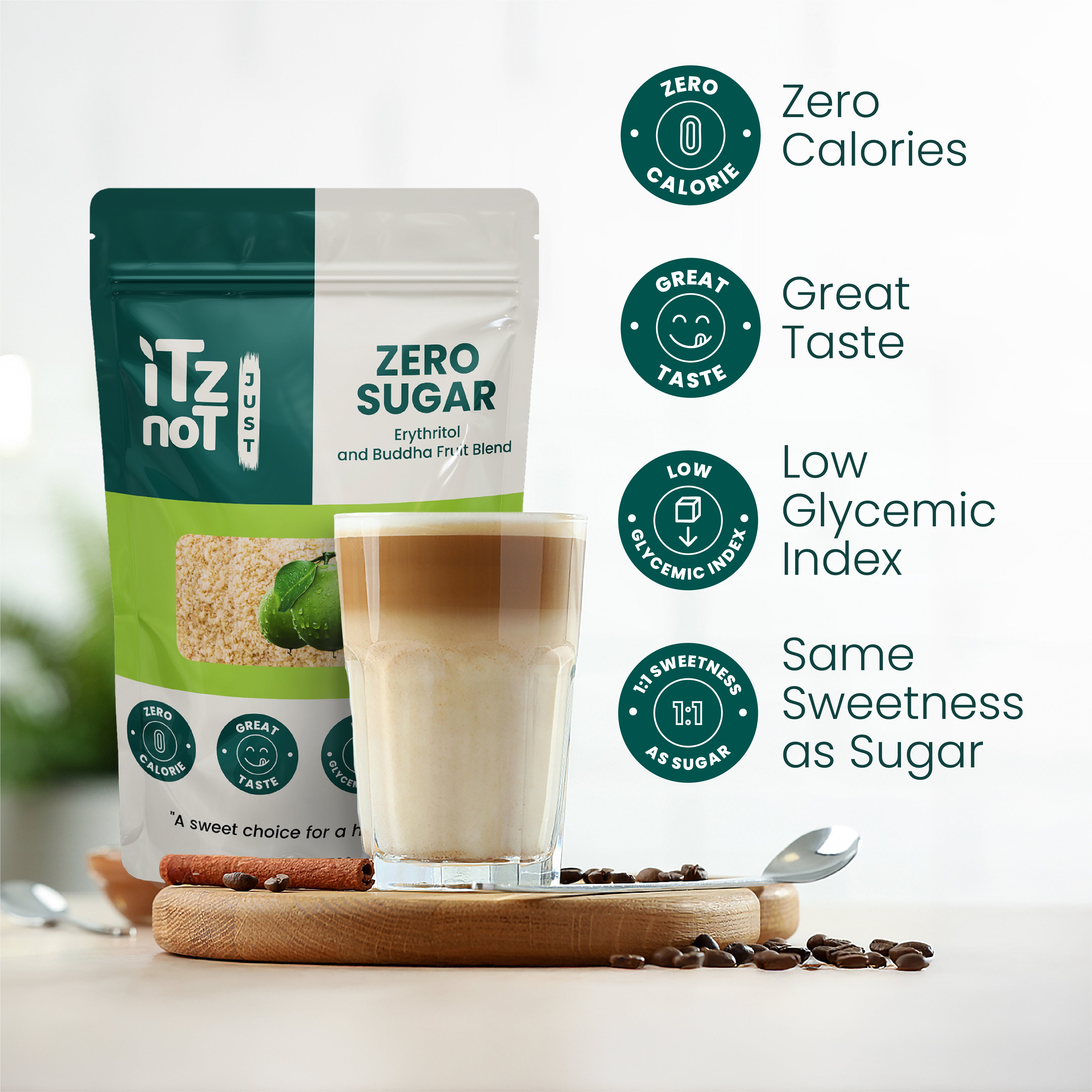 iTz noT Just Zero Sugar Erythritol and Buddha Fruit Extract