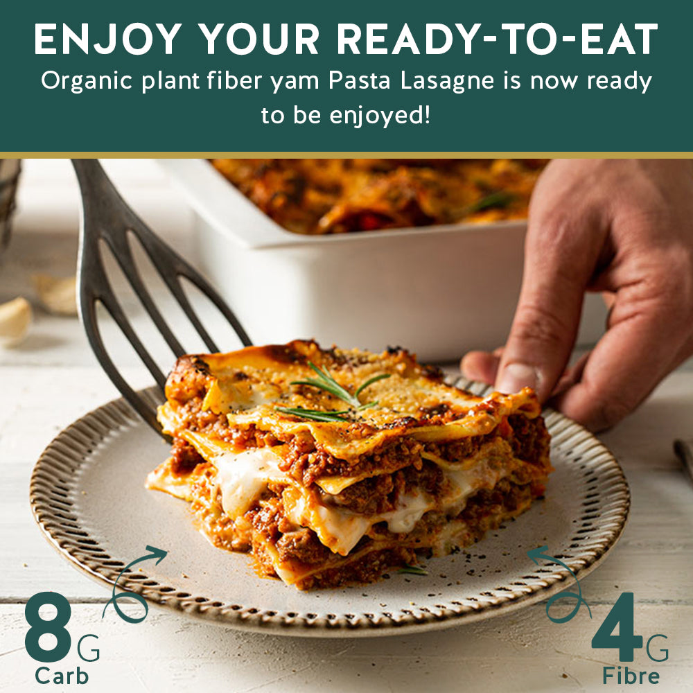 iTz noT Pasta Lasagne Organic Plant Fibre Yam, Ready to Eat, 100% Natural, Gluten Free, 200g
