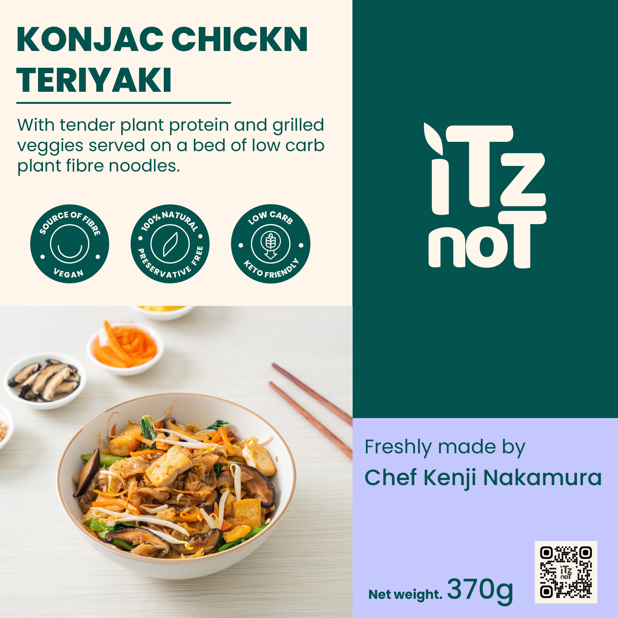 Konjac Chick'n Teriyaki