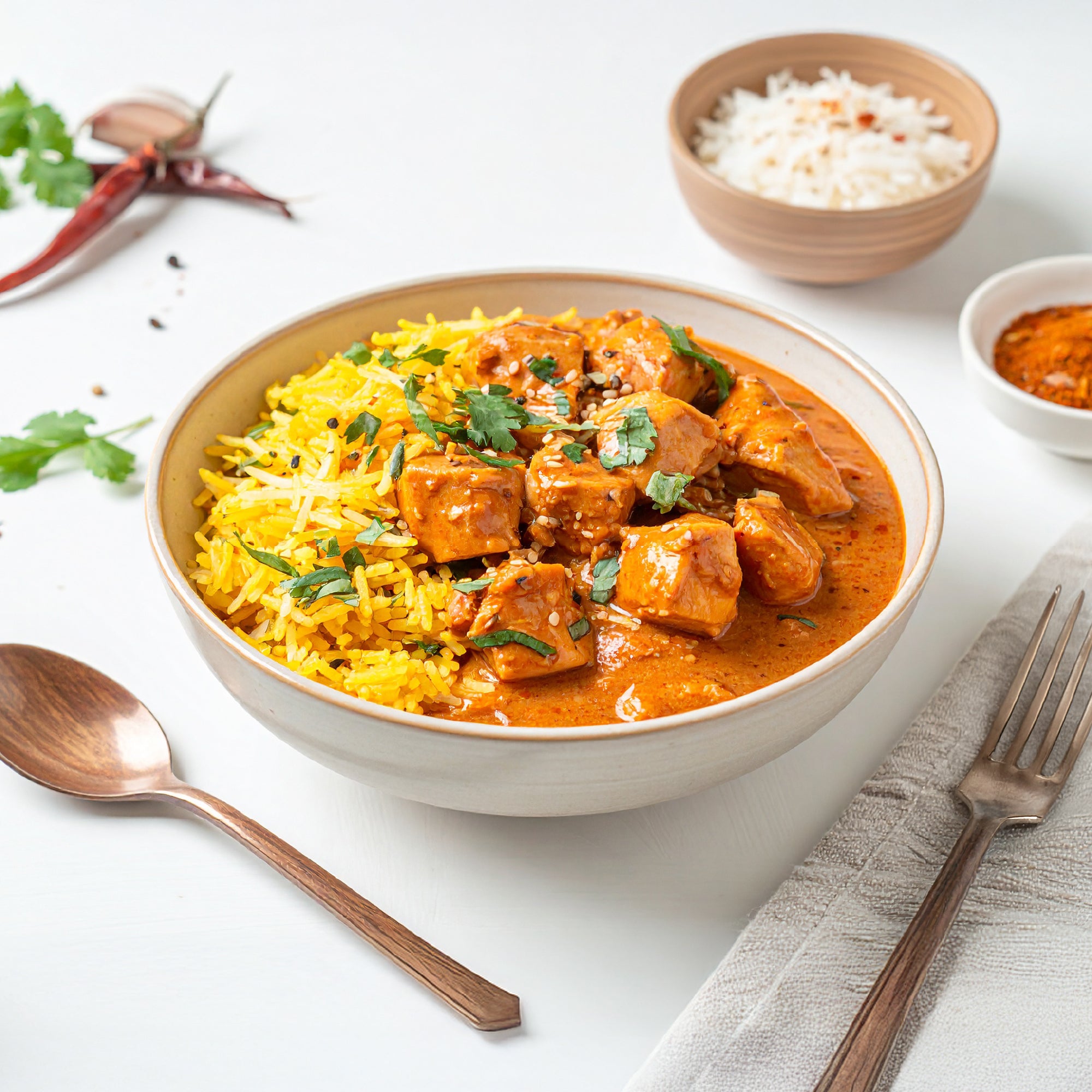 Chicken Tikka Masala & yellow Rice