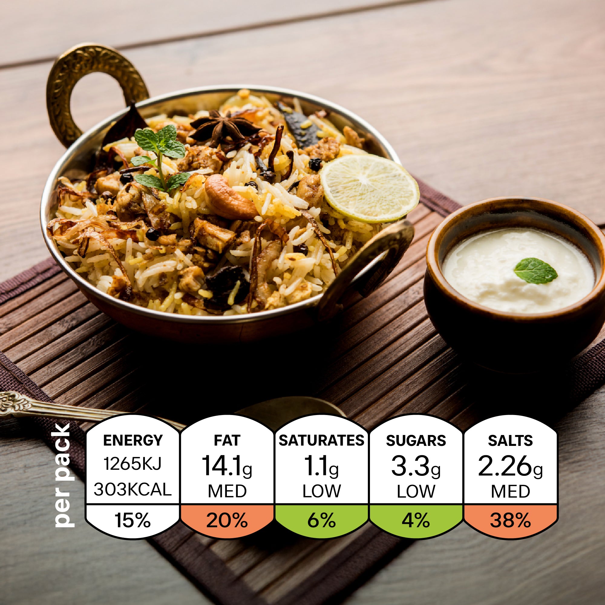 Konjac Chick'n Biryani