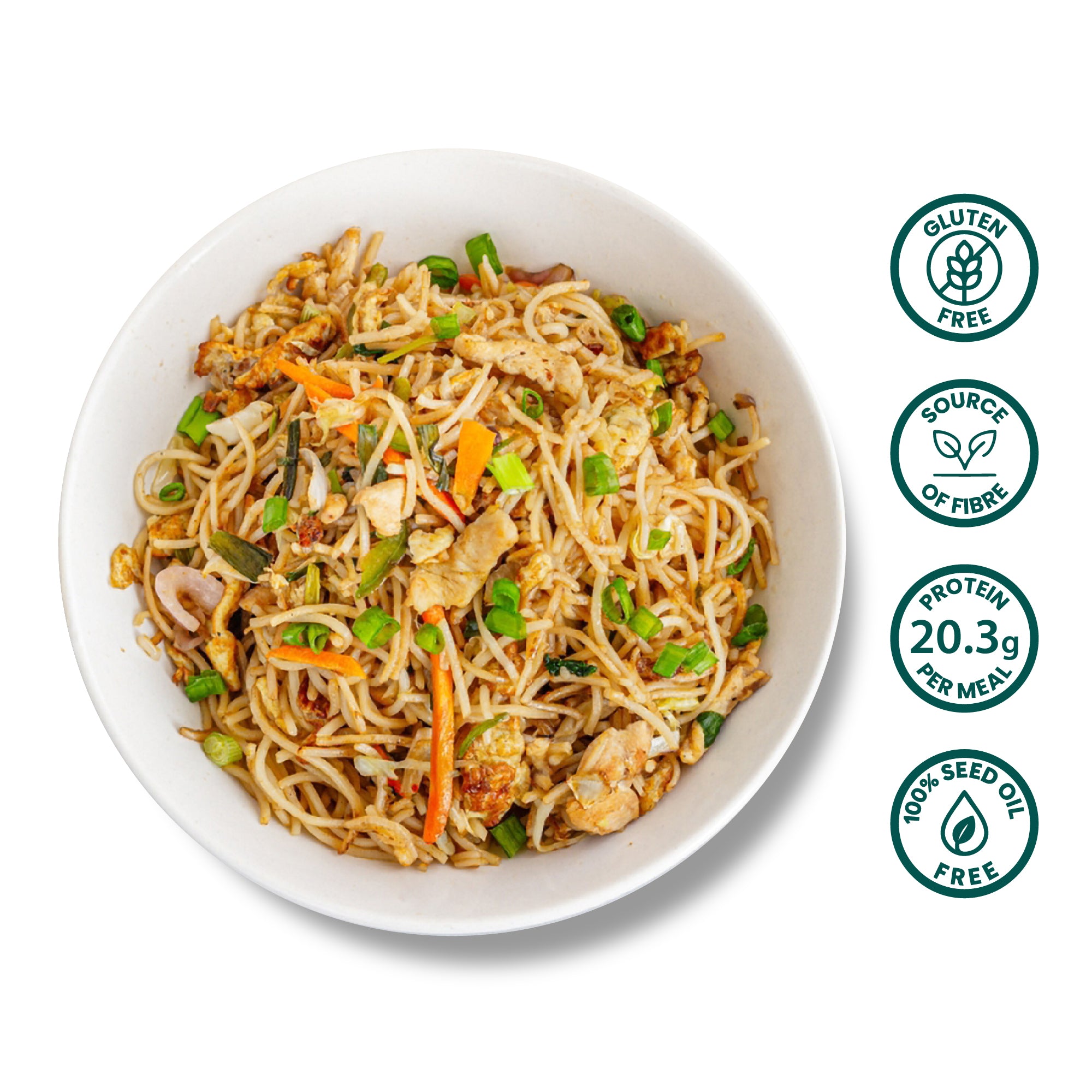 Konjac Chicken Chow Mein