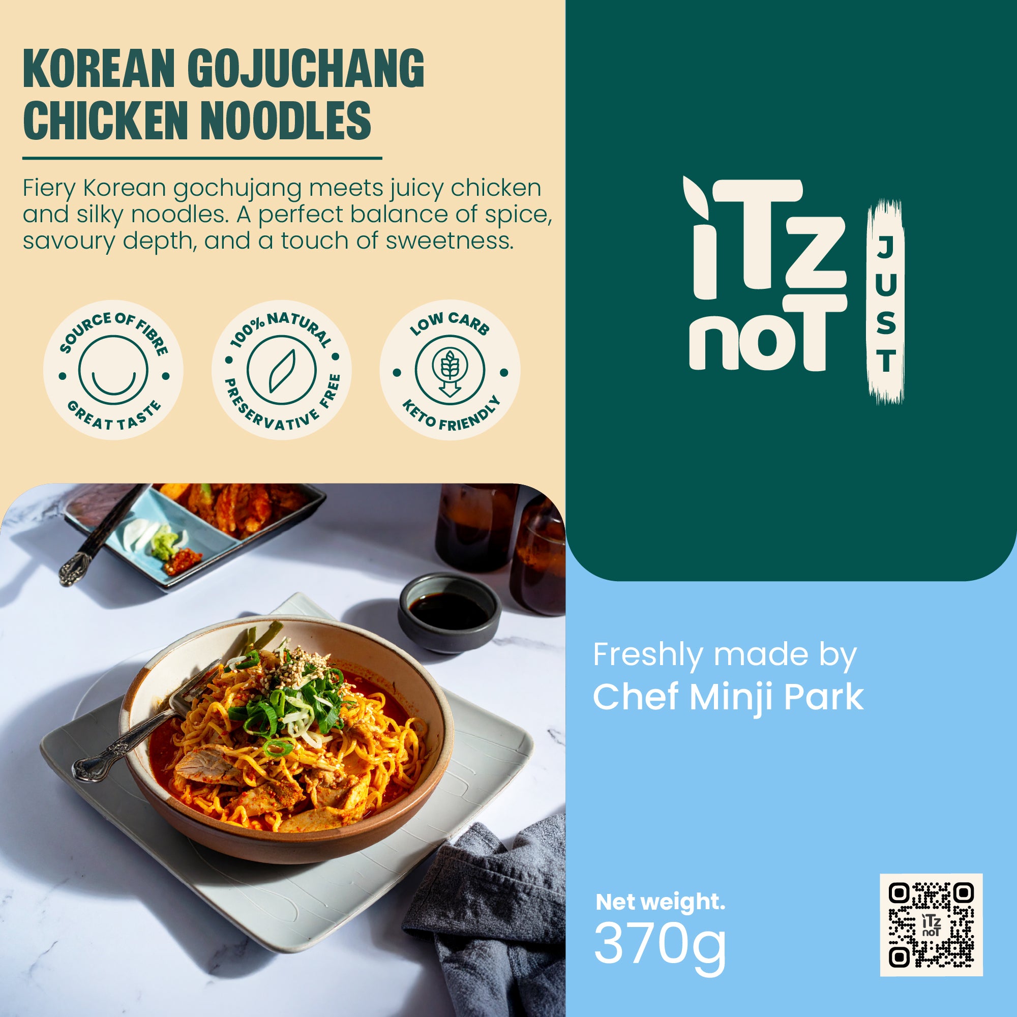 Korean Gojuchang Chicken Noodles