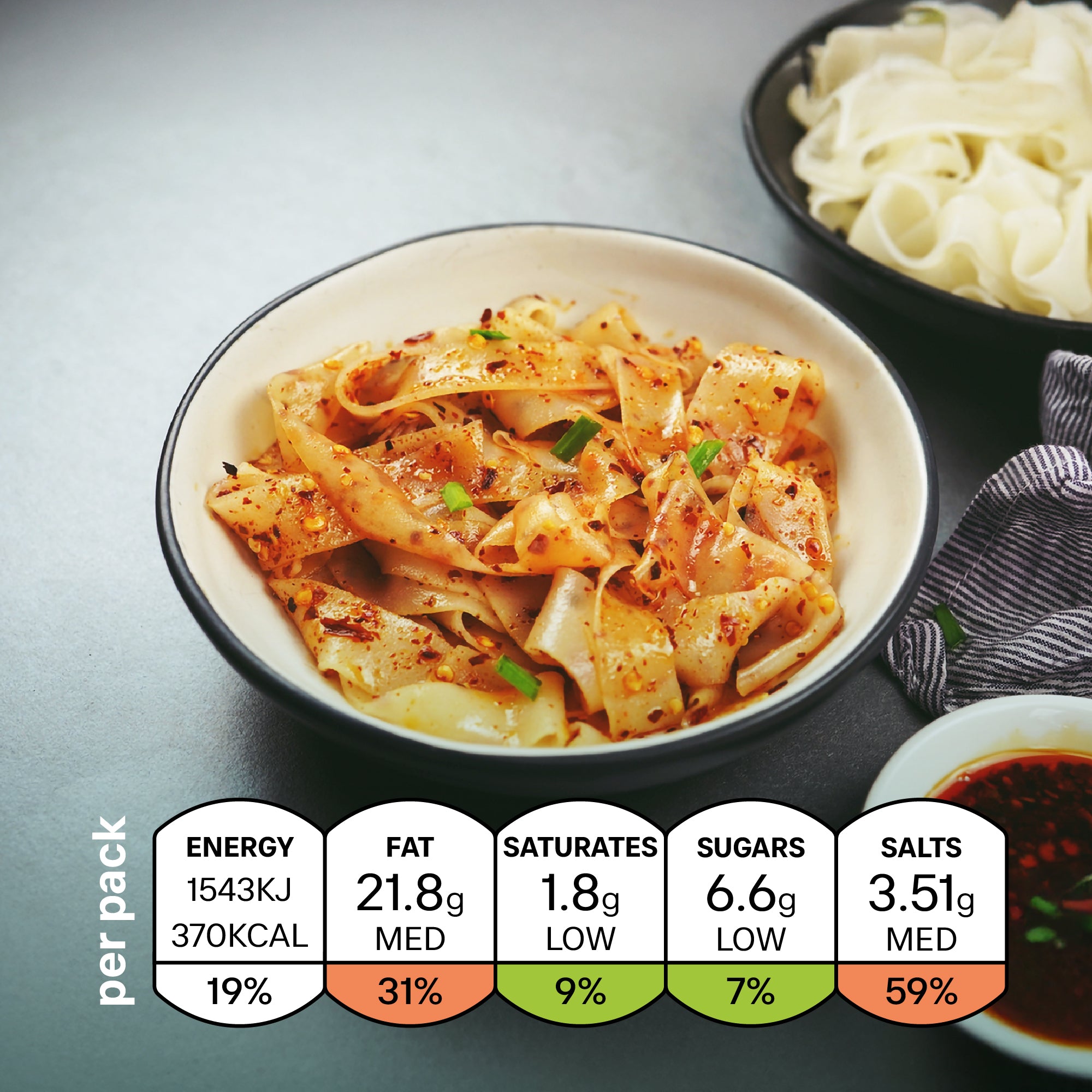 Konjac Korean Chilli Garlic Noodles