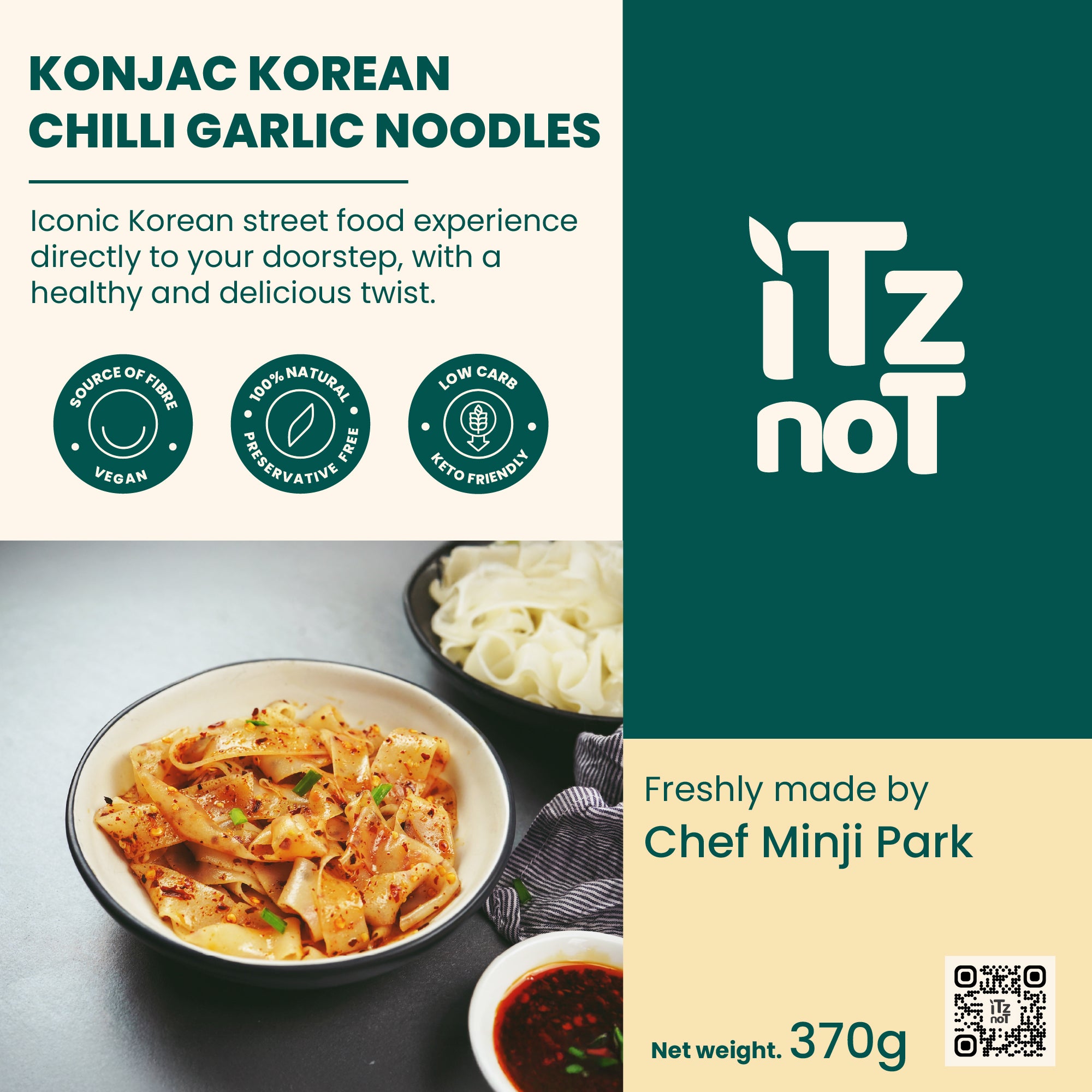 Konjac Korean Chilli Garlic Noodles