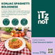 Konjac Spaghetti Bolognese