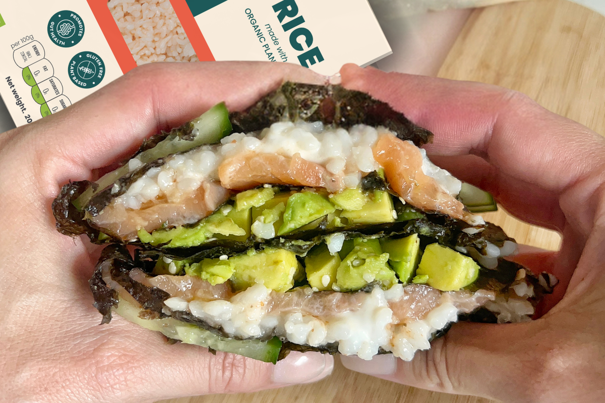 Indulge in the Vibrant Fusion of Delectable Sushi Wrap