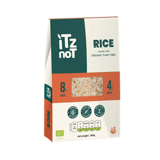 iTz noT Rice, Organic Plant Fibre Yam, Ready to Eat, 100% Natural, Gluten Free,200g