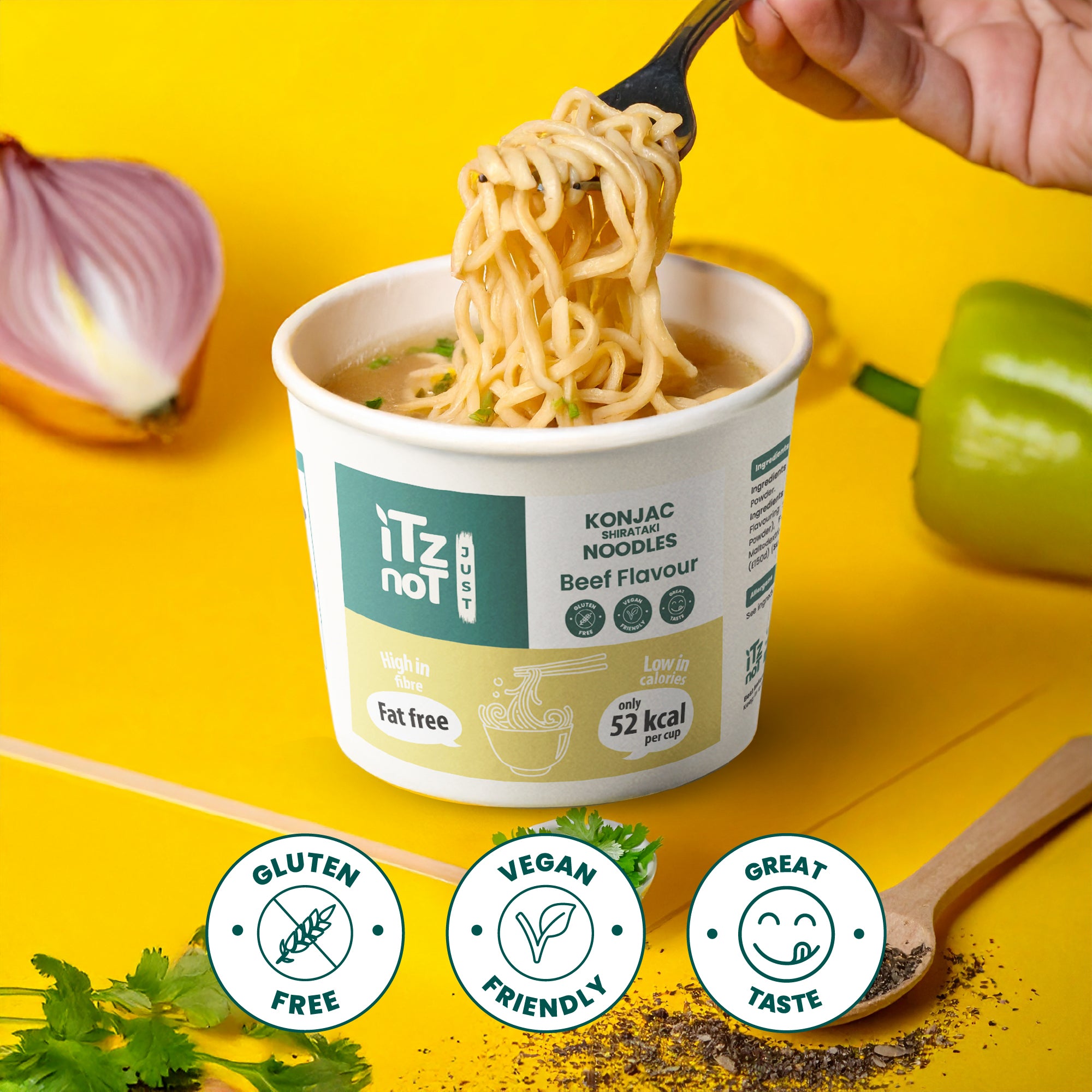 iTz noT Just Pot Noodle Konjac / Shirataki Beef Flavour