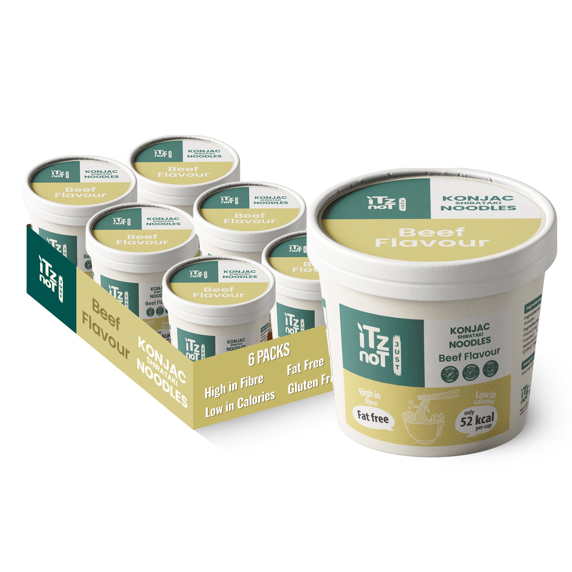 iTz noT Just Pot Noodle Konjac / Shirataki Beef Flavour