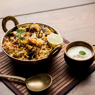 Konjac Chick'n Biryani