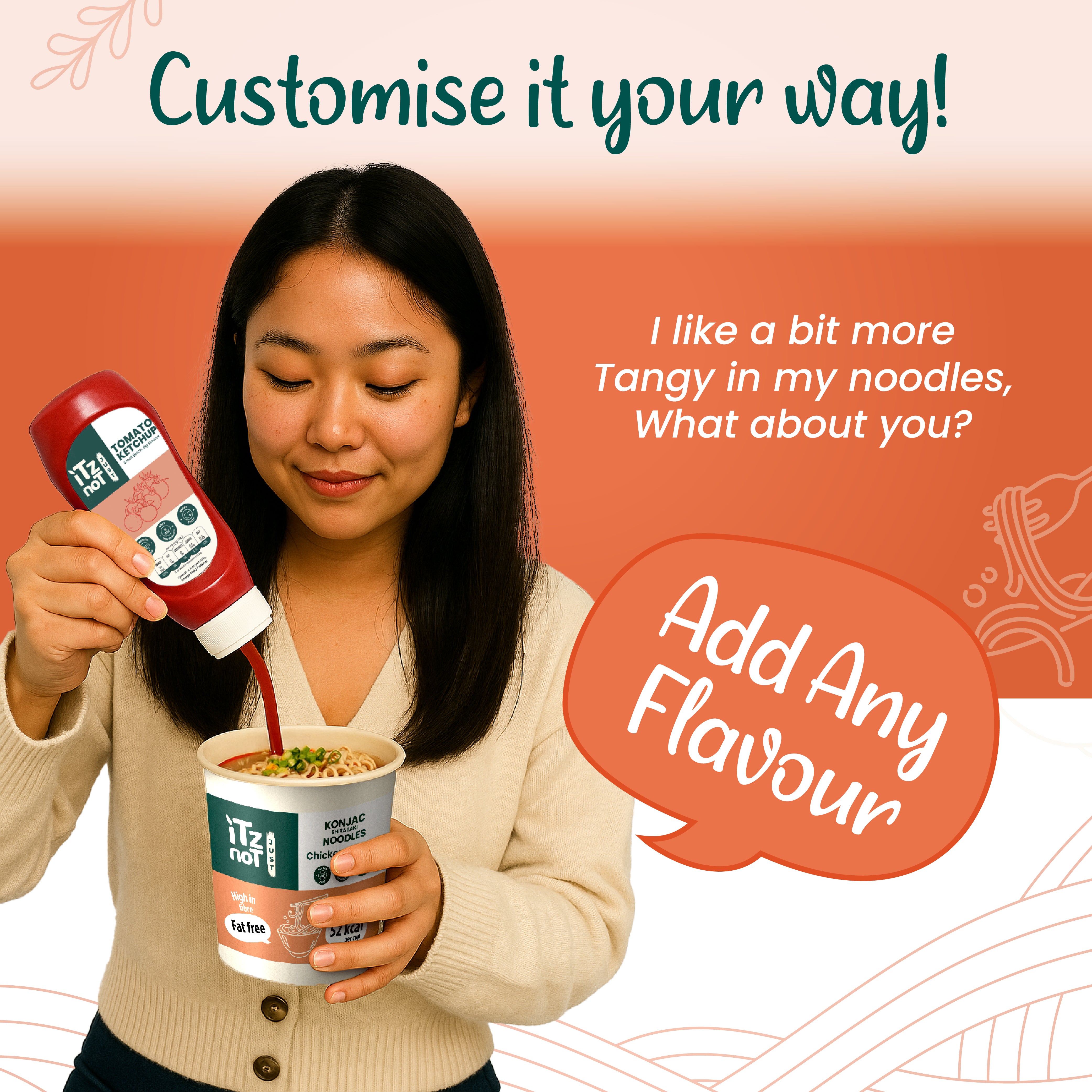 iTz noT Just Pot Noodle Konjac / Shirataki Chicken Flavour