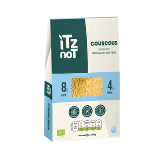 iTz noT Couscous Organic Plant Fibre Yam, Ready to Eat, 100% Natural, Gluten Free, 200g