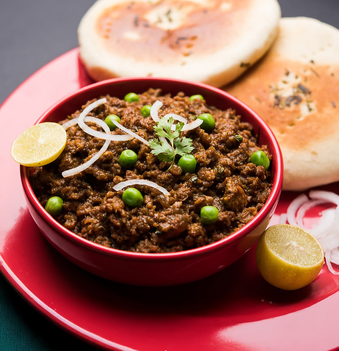 Curried Peas & Pea Protein : Keema Peas