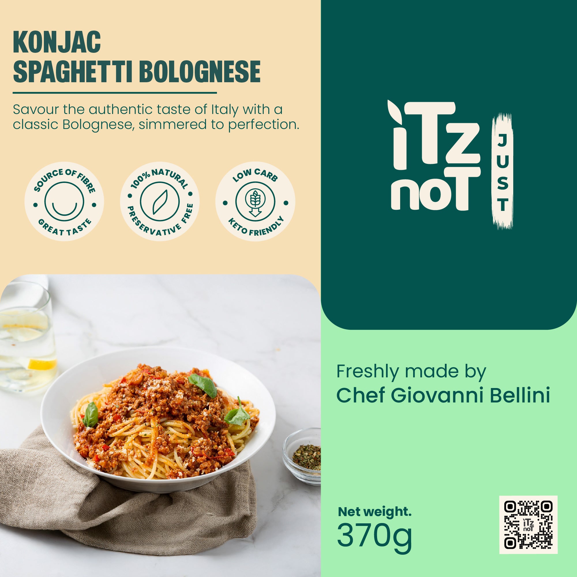 Konjac Beef Spaghetti Bolognese