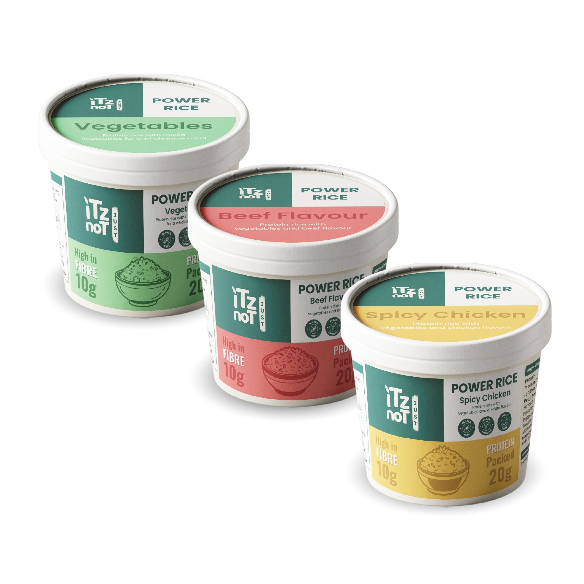 iTz noT Just Protein Rice Pots - Combo Pack