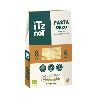 iTz noT Pasta Orzo Organic Plant Fibre Yam, Ready to Eat, 100% Natural, Gluten Free, 200g