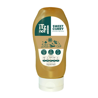 iTz noT Sweet Curry Sauce, The Irresistible Vegan Curry Sauce Sensation, Natural and Healthy Condiment, Authentic Curry Based Flavour, Pack of 300ML