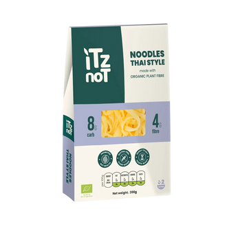 iTz noT Noodles Thai Style Organic Plant Fibre Yam, Ready to Eat, 100% Natural, Gluten Free, 200g