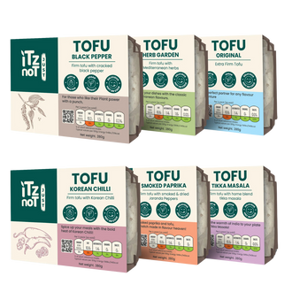 iTz noT Just Tofu Combo Pack. 6 Flavourful High Protein Dairy Free Tofu