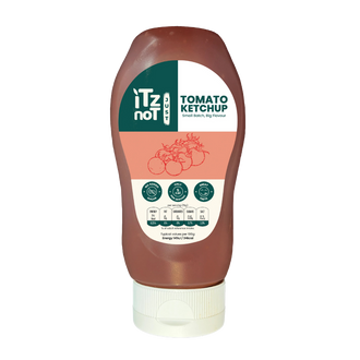 iTz noT TOMATO Ketchup, Tangy and Delicious Low Calorie Ketchup, Healthy Condiment for Your Meals, Sugar-Free Ketchup to Dip, Marinade and more, Pack of 300ML