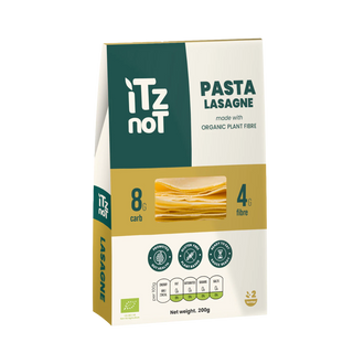 iTz noT Pasta Lasagne Organic Plant Fibre Yam, Ready to Eat, 100% Natural, Gluten Free, 200g