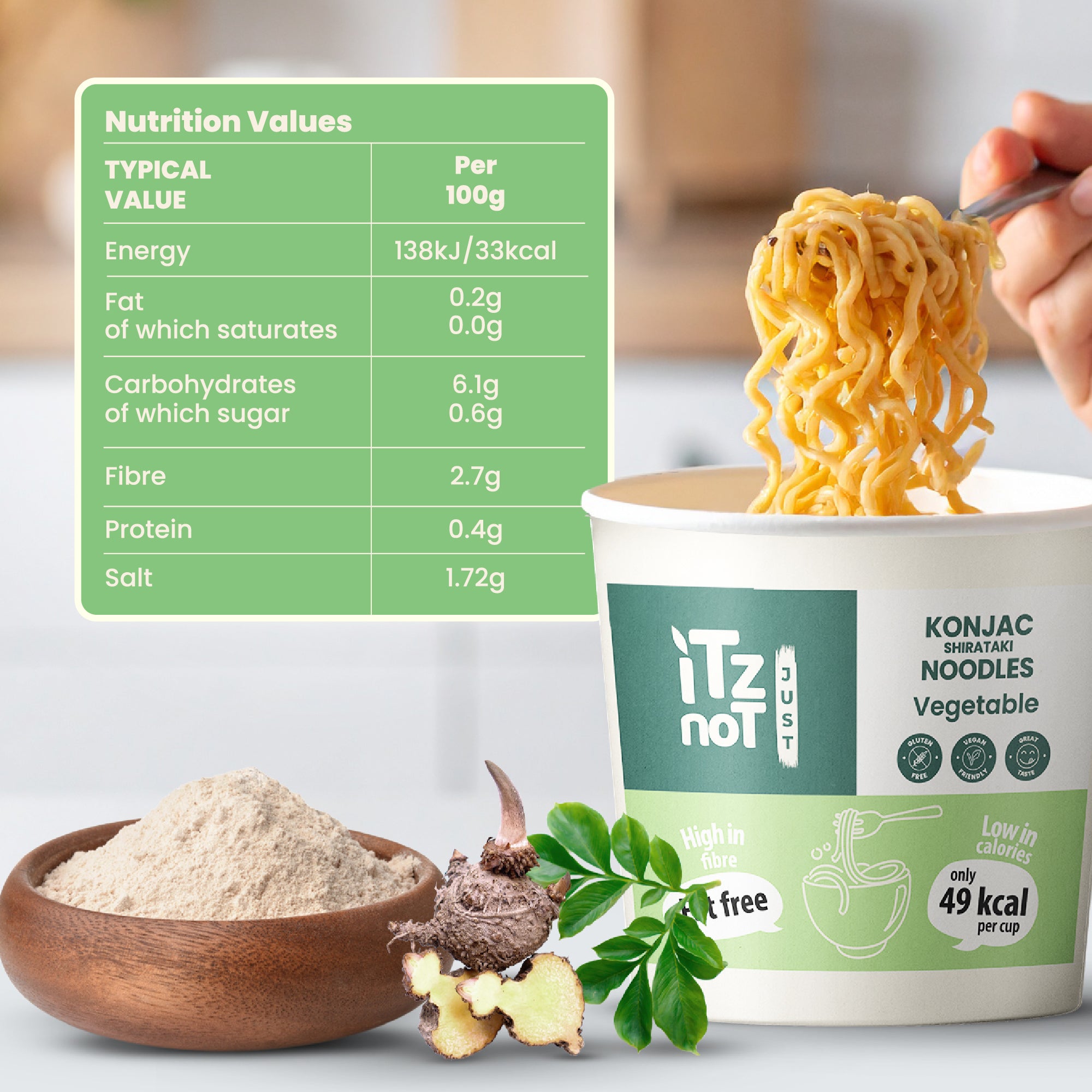 iTz noT Just Pot Noodle Konjac / Shirataki Vegetable