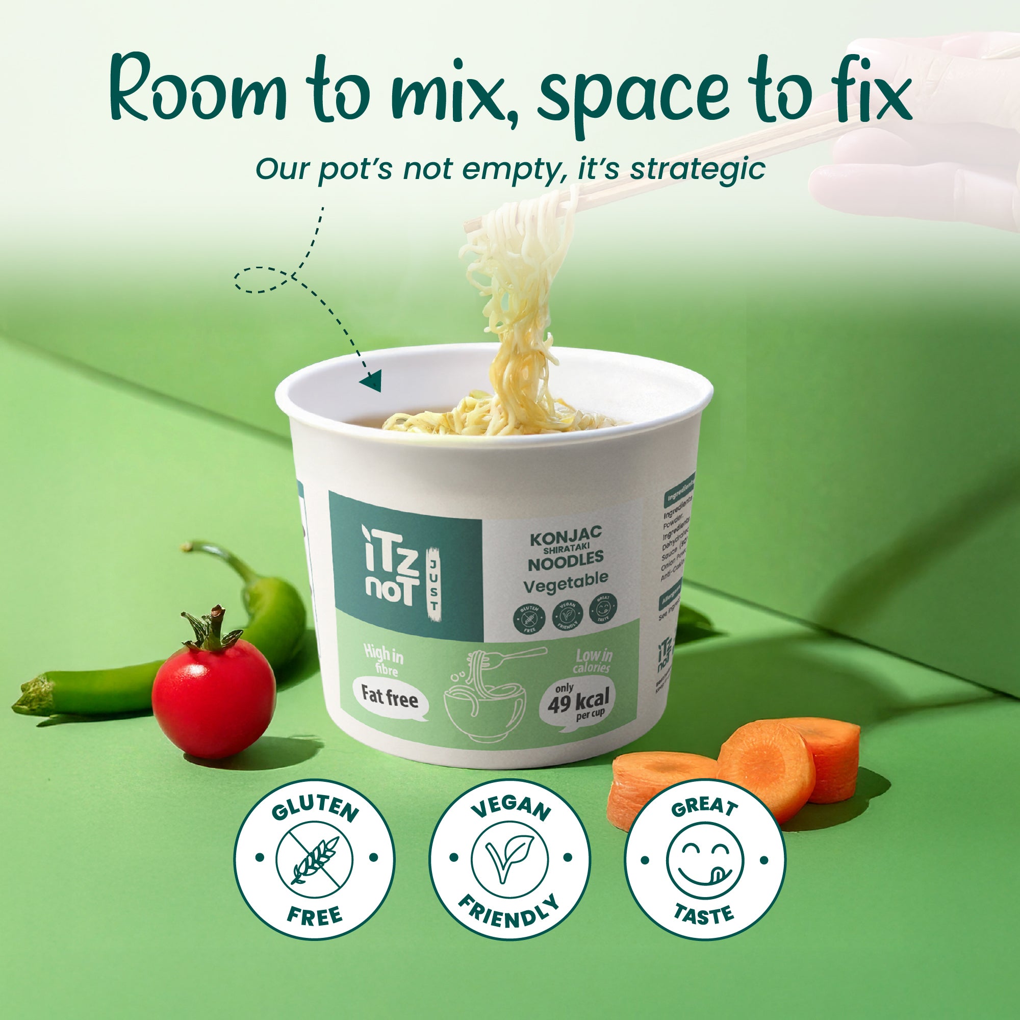iTz noT Just Pot Noodle Konjac / Shirataki Vegetable