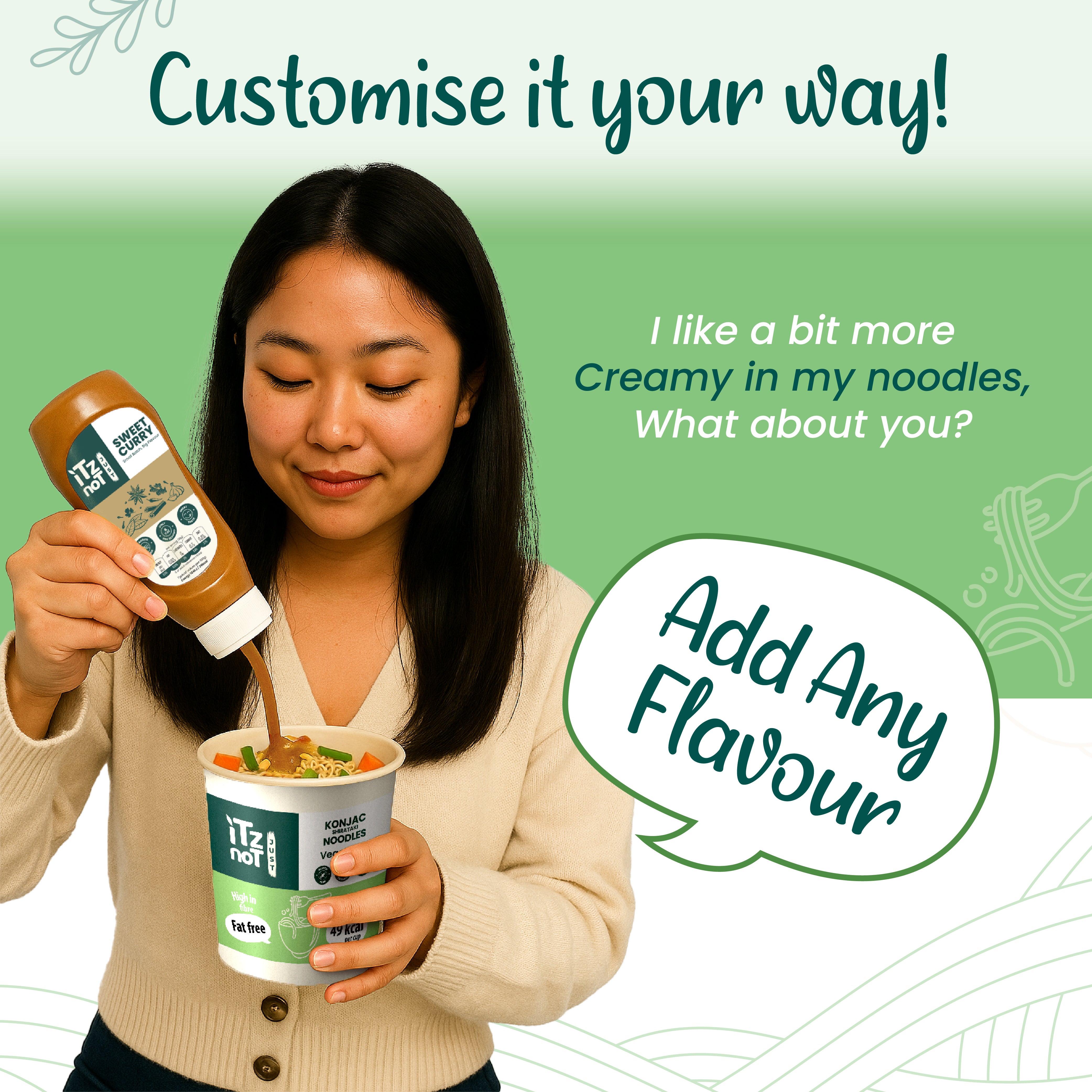 iTz noT Just Pot Noodle Konjac / Shirataki Vegetable