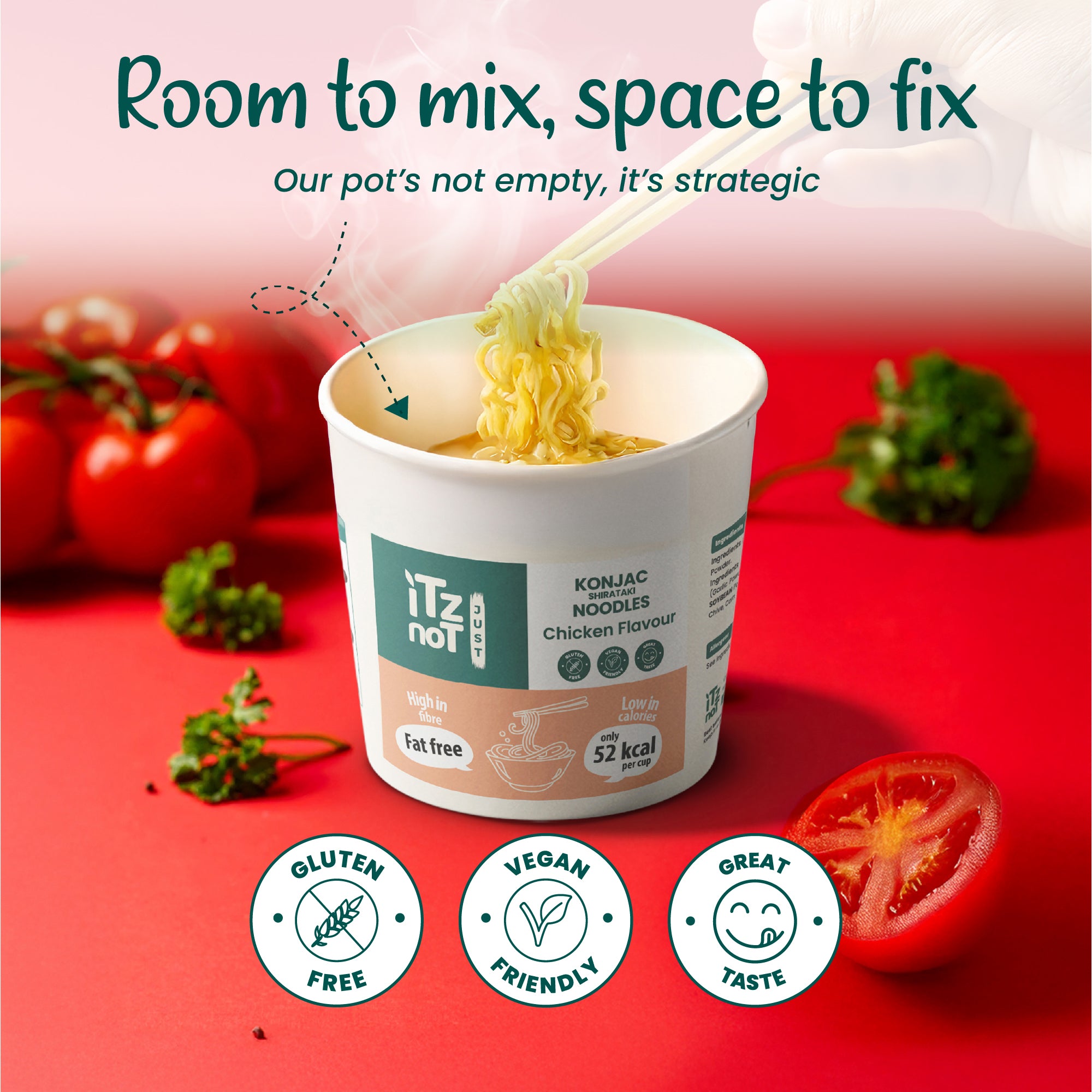 iTz noT Just Pot Noodle Konjac / Shirataki Chicken Flavour