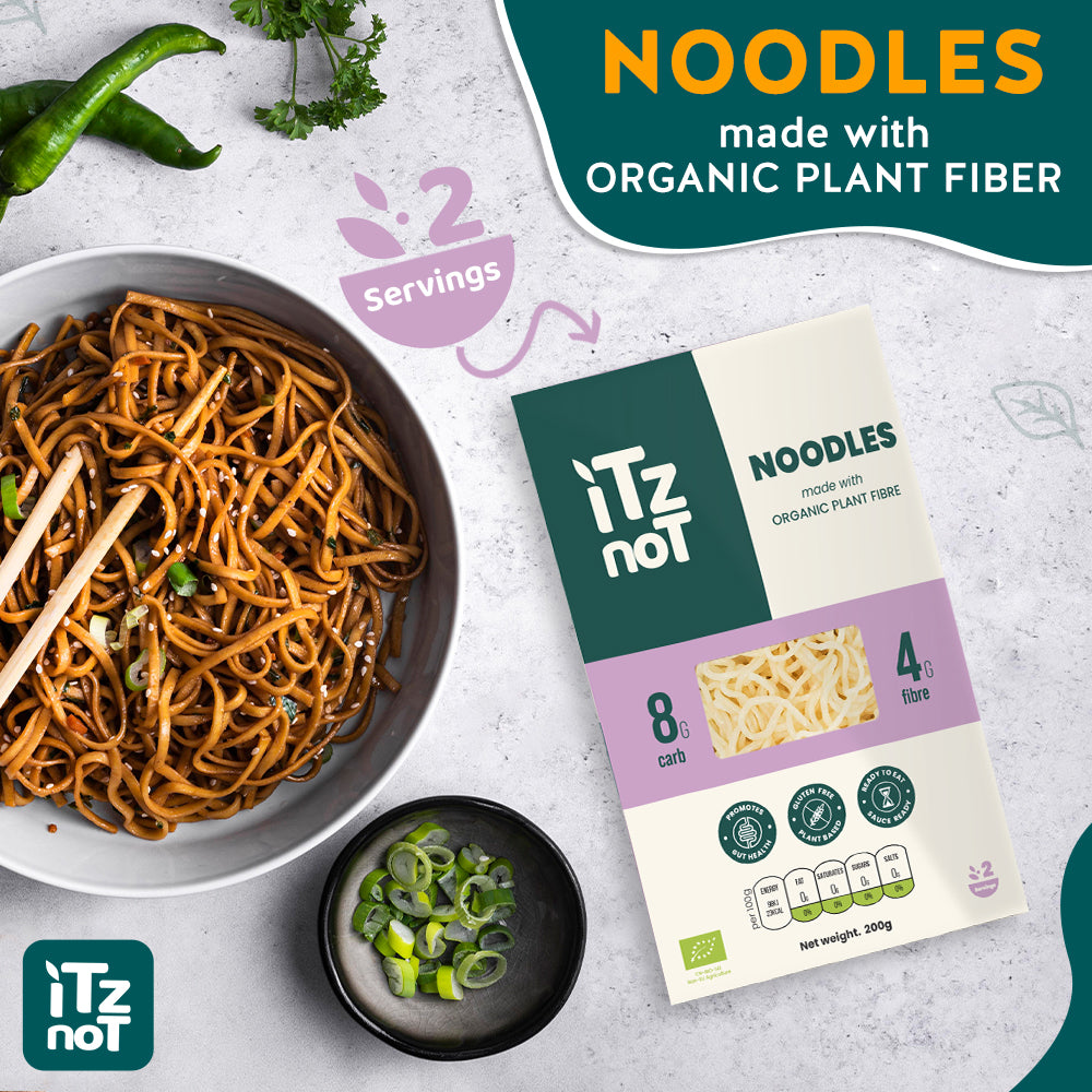 iTz noT Noodles Organic Plant Fibre Yam, Ready to Eat, 100% Natural, Gluten Free, 200g