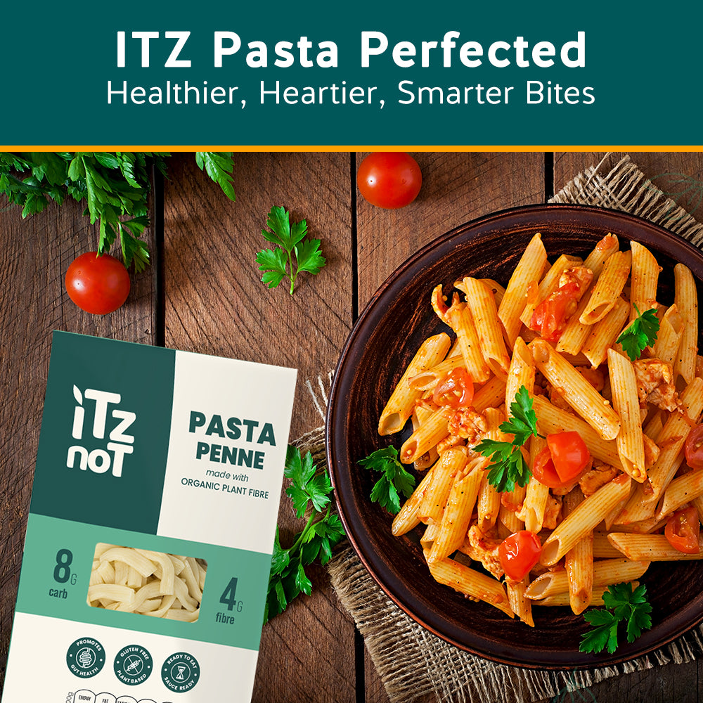 iTz noT Pasta Penne Organic Plant Fibre Yam, Ready to Eat, 100% Natural, Gluten Free 200gm