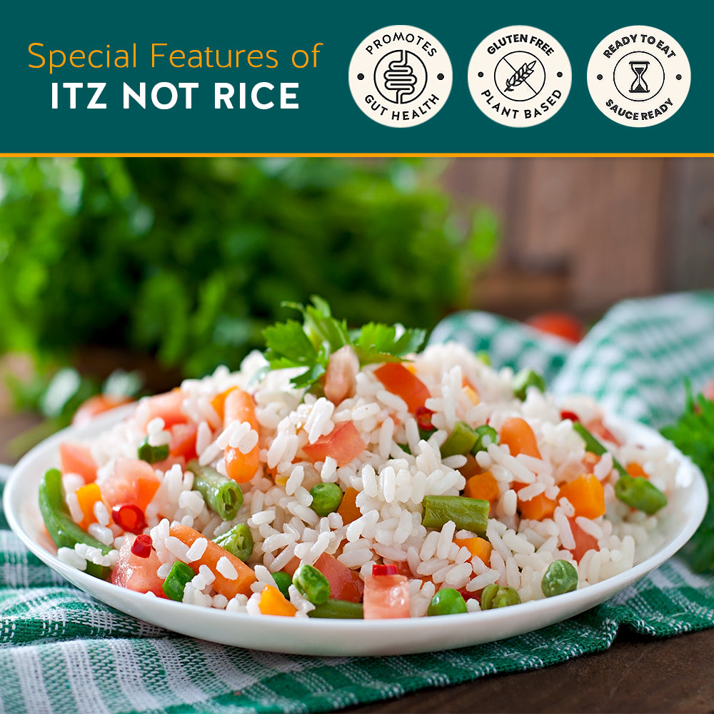 Not Rice Buy Organic Konjac Rice - Low Carb & Gluten Free | ItzNot
