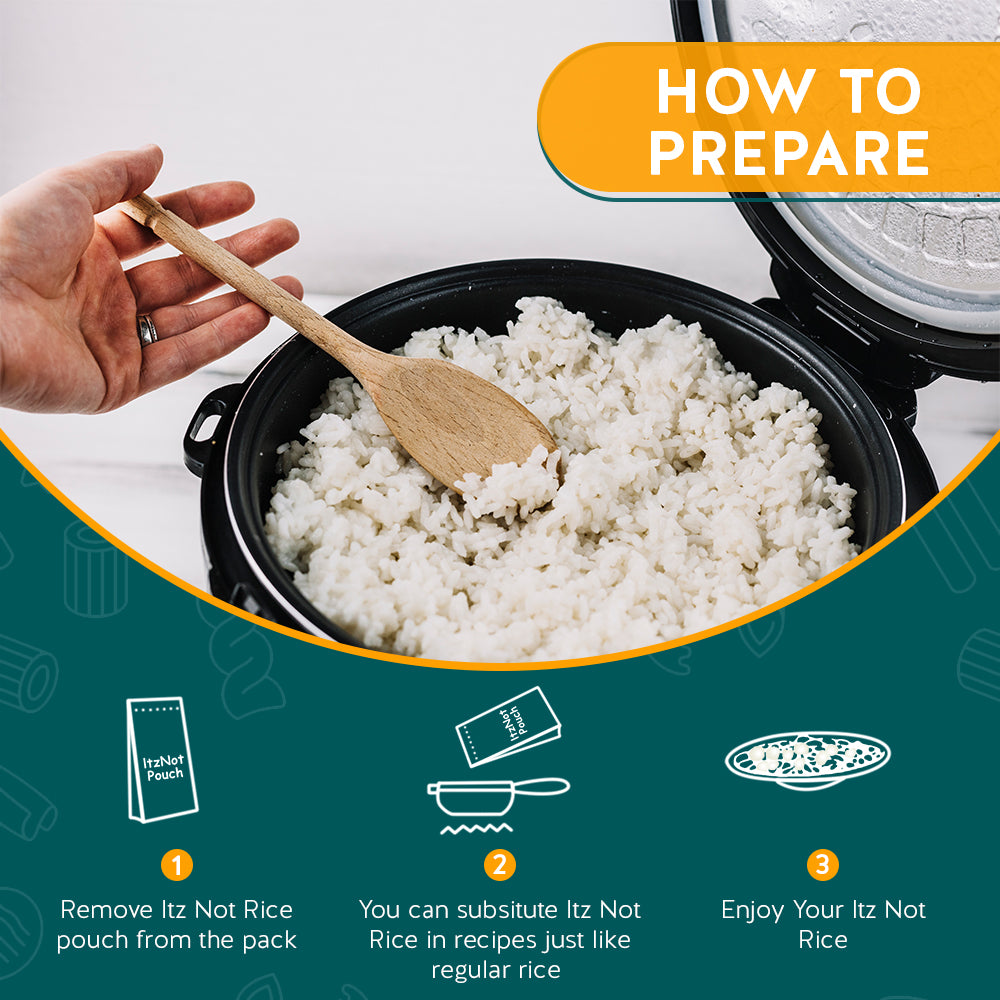 Buy iTz noT Rice: Gluten-Free, Healthy, Low Carb Konjac Rice – ItzNot