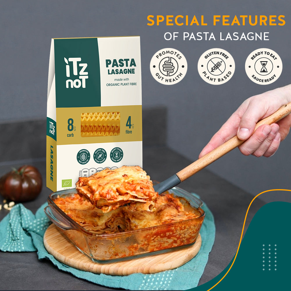 iTz noT Pasta Lasagne Organic Plant Fibre Yam, Ready to Eat, 100% Natural, Gluten Free 200gm